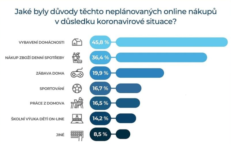 Důvody online nákupů